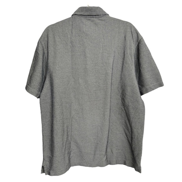 Jos. A. Bank Mens Grey Traveler Short Sleeve Front Pocket Cotton Polo Size XL - Picture 3 of 4